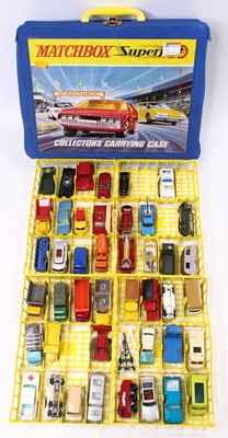 Lot 1615 - Matchbox Superfast Collectors carrying case...