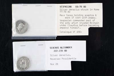 Lot 3409 - Roman Empire, Vespasian (77-78) silver...