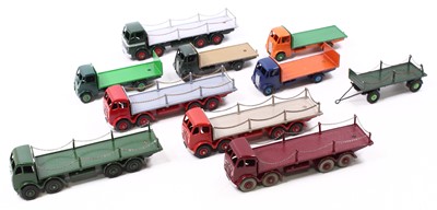 Lot 1565 - Dinky Toys group of ten loose and playworn...