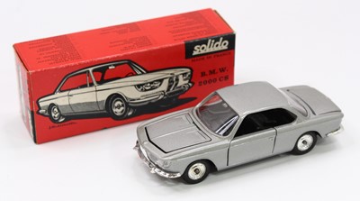 Lot 1550 - Solido, 157 BMW 2000 CS, silver body, black...