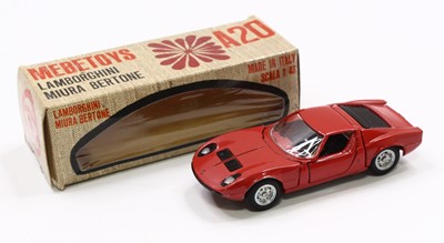 Lot 1517 - Mebetoys, A20, Lamborghini Miura Bertone, red...