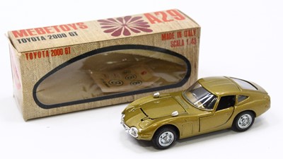 Lot 1518 - Mebetoys, A29, Toyota 2000GT, comprising a...