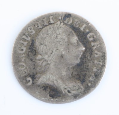 Lot 3325 - Great Britain, 1761 Maundy threepence, obv:...