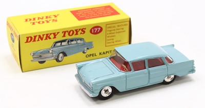 Lot 1170 - Dinky Toys, 177, Open Kapitan, blue-greyish...