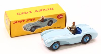 Lot 1112 - Dinky Toys No. 104 Aston Martin DB3S...