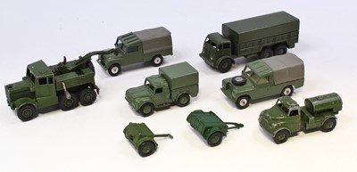 Lot 1297 - Dinky Toys group of 8 loose and playworn...