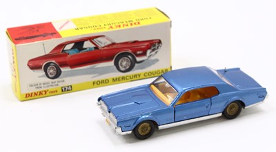 Lot 1107 - Dinky Toys No.174 Ford Mercury Cougar - blue,...