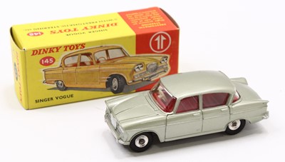 Lot 1160 - Dinky Toys, 145 Singer Vogue, light metallic...