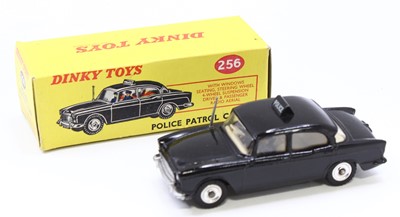 Lot 1176 - Dinky Toys, 256, Police Patrol Car, black...