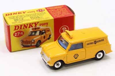 Lot 1270 - Dinky Toys, 274 Morris Minor AA Mini van,...