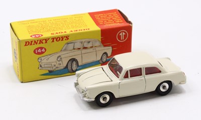 Lot 1115 - Dinky Toys No. 144 Volkswagen 1500, off-white...