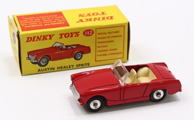 Lot 1113 - Dinky Toys No. 112 Austin Healey Sprite saloon...