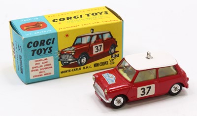 Lot 1440 - Corgi Toys No.317 B.M.C Mini Cooper with red...