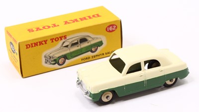 Lot 1164 - Dinky Toys, 162 Ford Zephyr saloon, dark green...