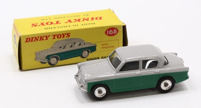 Lot 1125 - Dinky Toys No. 168 Singer Gazelle comprising...