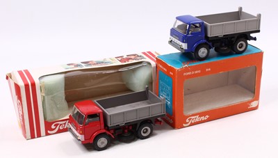 Lot 1642 - A Tekno group of two 1/43 scale boxed diecast...