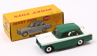 Lot 1131 - Dinky Toys No. 189 Triumph Herald comprising a...