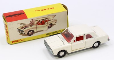 Lot 1140 - Dinky Toys No.159 Ford Cortina Deluxe, white...