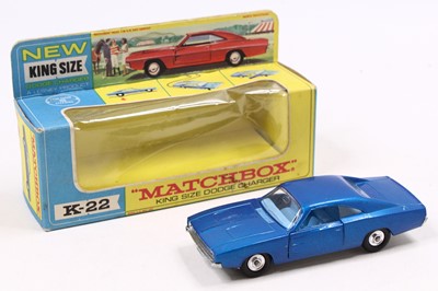 Lot 1557 - A Matchbox King Size K-22 Dodge Charger,...