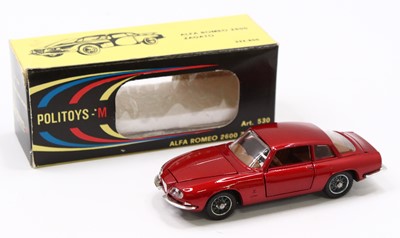 Lot 1575 - Politoys, No.530 Alfa Romeo 2600 Zagato,...