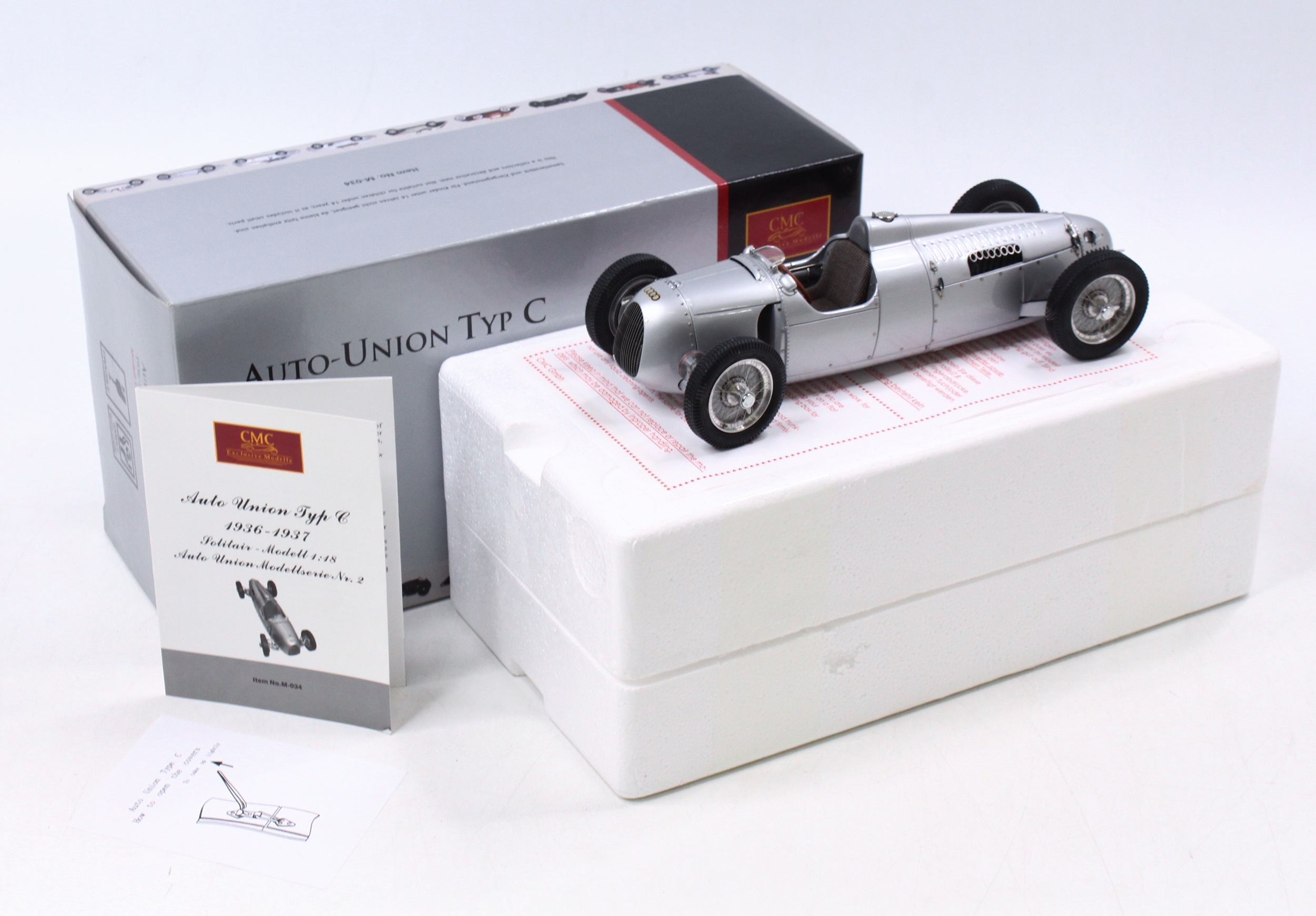希少！　CMC GmbH Auto Union Type C 1/18 Amazon.co.jp: AUTO UNION TYP C 1/18 WORLD RECORD CAR アウト