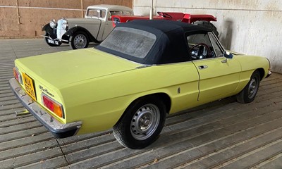 Lot 4012 - A 1977 Alfa Romeo 2000 Spider Registration...