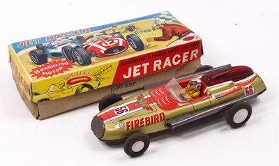 Lot 2046 - Tinplate 1960s Jet Racer friction drive 56...