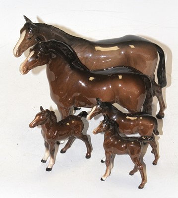 Lot 79 - A Beswick model of a horse, chestnut gloss,...