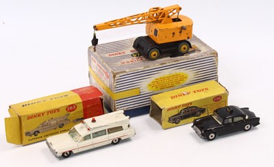 Lot 1488 - A Dinky Toys group of 3 boxed and playworn...