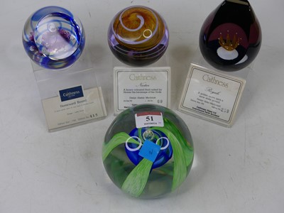 Lot 51 - A Caithness limited edition oasis paperweight,...