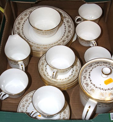 Lot 102 - A Minton Jubilee pattern six place tea service