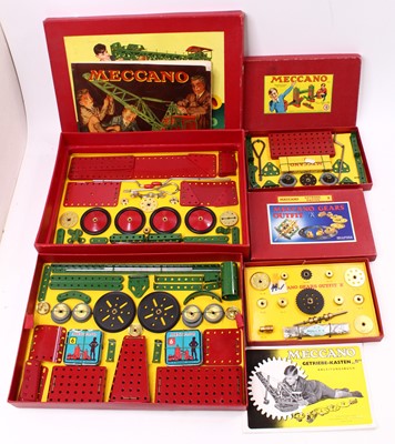 Lot 1992 - Meccano group of three German issue boxed...