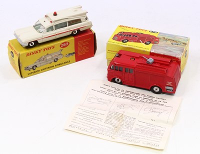 Lot 1534 - Dinky Toys group off two to include; No.263...