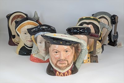 Lot 151 - A collection of seven Royal Doulton character...