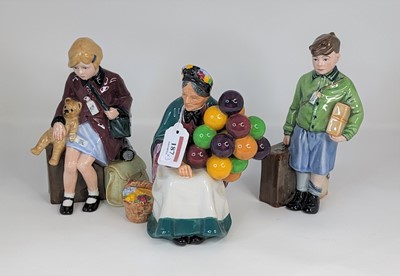 Lot 187 - A Royal Doulton figure The Old Balloon Seller,...