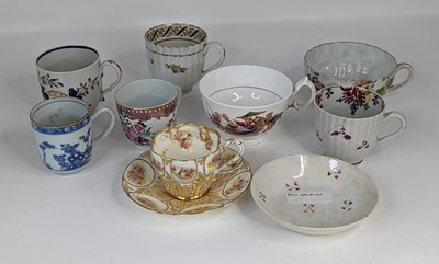 Lot 197 - A collection of 18th century and later tea and...