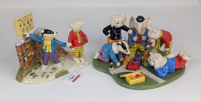 Lot 196 - Two Royal Doulton Rupert Bear character...