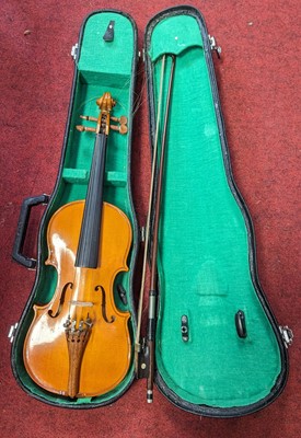 Lot 220 - A Stentor quarter size student's violin, cased...