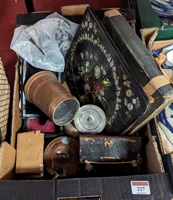 Lot 227 - Miscellaneous items to include Victorian...