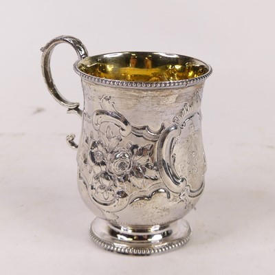 Lot 326 - A Victorian silver christening tankard, of...