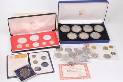 Lot 278 - A collection of mixed coinage, to include a...