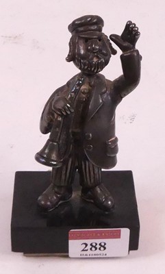 Lot 386 - A Frank Meisler of Israel white metal figure...