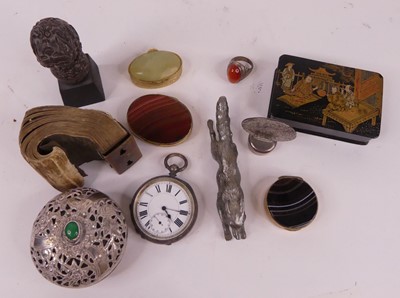 Lot 296 - Miscellaneous items to include a Victorian...