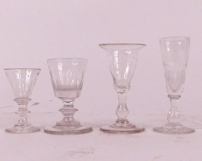 Lot 298 - A collection of four miniature drinking...