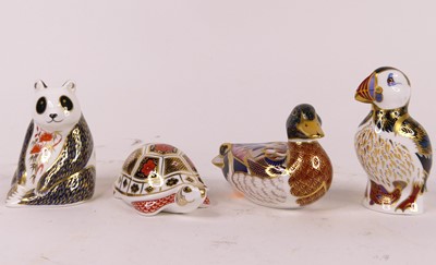 Lot 304 - A collection of four Royal Crown Derby animal...