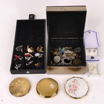 Lot 316 - Mixed costume jewellery, to include an Art...