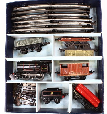 Lot 236 - 1954-58 Hornby 0-gauge Goods set, clockwork,...