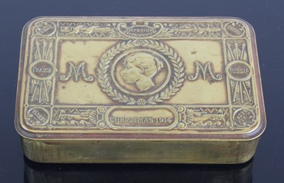 Lot 3342 - A WW I Princess Mary Christmas gift tin