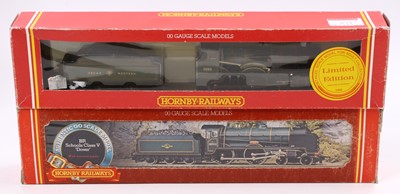 Lot 458 - Two Hornby 4-4-0 locos & tenders: R298 GWR...