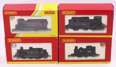 Lot 460 - Four small Hornby tank locos: R2679 GWR 0-6-0...